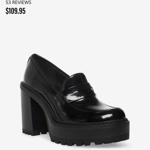 STEVE MADDEN: Kimberly Black , size 7.5 NEW never used , color black